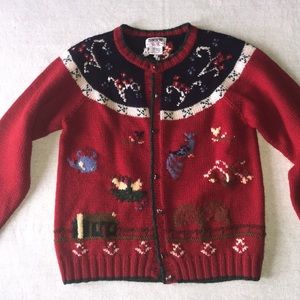 SKYR 100% wool cardigan / sweater